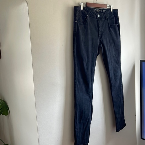 PD&C Mens Black Skinny Jeans - Picture 1 of 5